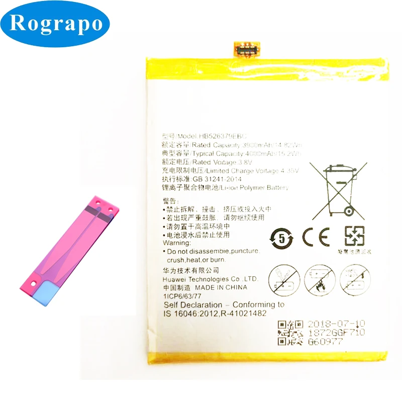 4000mAh HB526379EBC мобильный телефон запасная батарея Huawei Honor 4C Pro TIT L01 / Y6 U02 оригинал|Аккумуляторы для мобильных