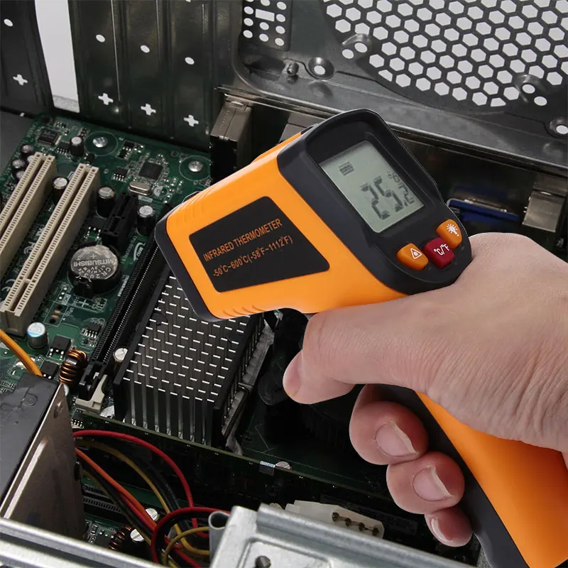 Инструмент для измерения температуры Промышленный Термометр с ЖК-дисплеем ABS