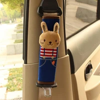 2pcsset lovely girls children cartoon omobile safety car seat belt shoulder pad cartoon cover for auto car accessories