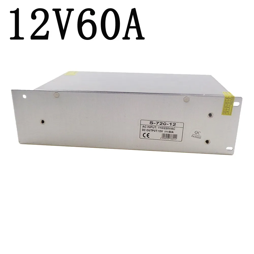 Светодио дный драйвер AC100-240V к DC 12 В 1A 2A 3A 5A 10A 15A 20A 30A 40A 50A 60A Мощность адаптер для Светодиодные ленты свет трансформатор питания