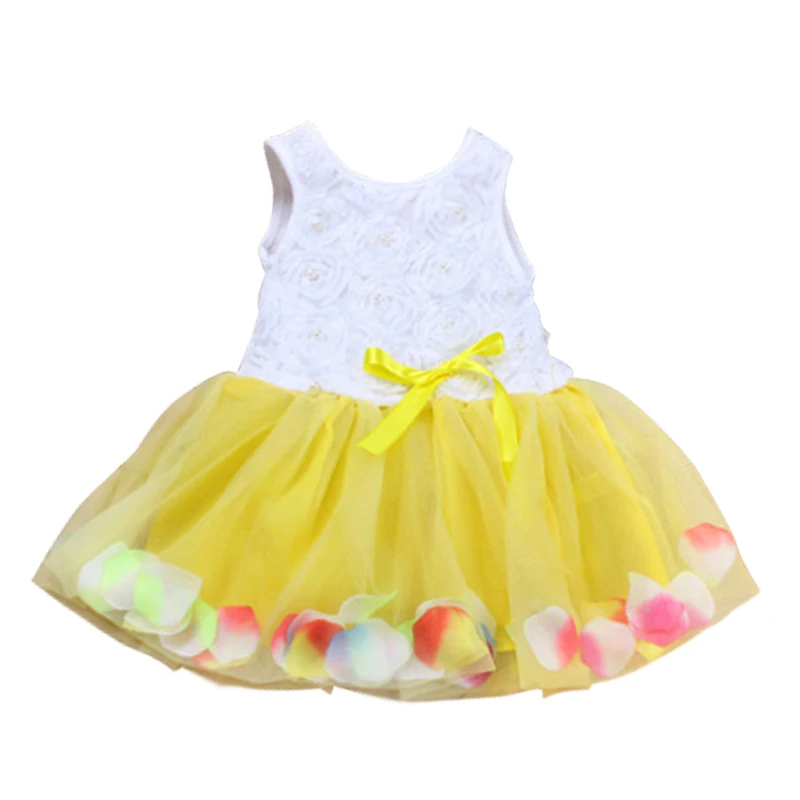 Платье для маленьких девочек хлопковые детские платья цельная Детская летняя