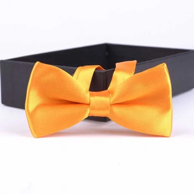 Golden Yellow Детский Модный деловой классический однотонный костюм с бабочкой для свадебной вечеринки, Детский костюм, смокинг, галстук-бабочка для домашних питомцев - Цвет: Golden Yellow