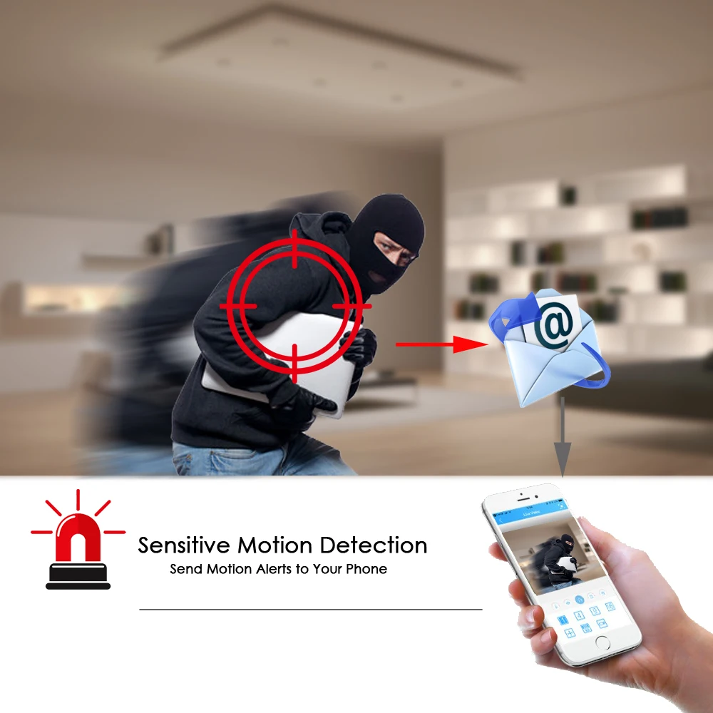 Беспроводная ip камера Gadinan 1080P SONY IMX307 720P металлическая для улицы слот tf карты
