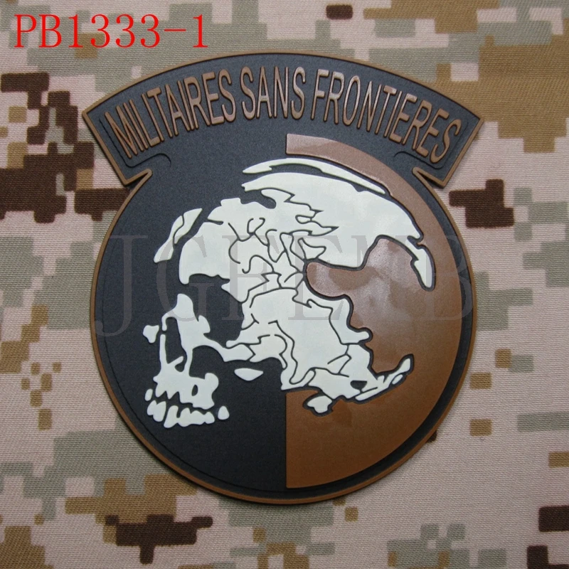MGS Miltanires Sans Frontieres 3D ПВХ патч