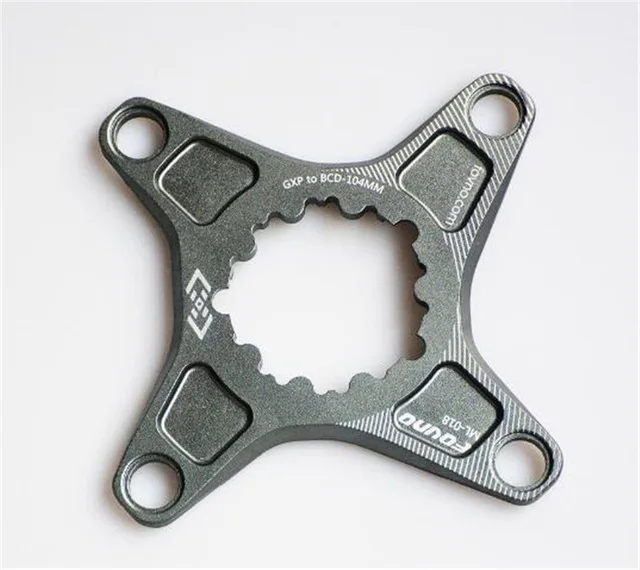 GXP turn 104BCD gray Fovno GXP велосипедный шатун для горного велосипеда алюминиевый сплав велосипедный шатун алюминиевый сплав MTB велосипедный шатун BB запчасти для велосипеда - Цвет: GXP turn 104BCD gray