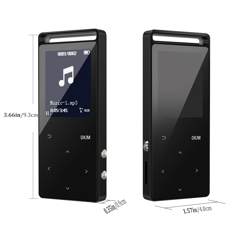 16GB Bluetooth MP3 Player with 64GB Memory Card Music Direct Recording FM Pedometer Earphone Armband Included | Электроника