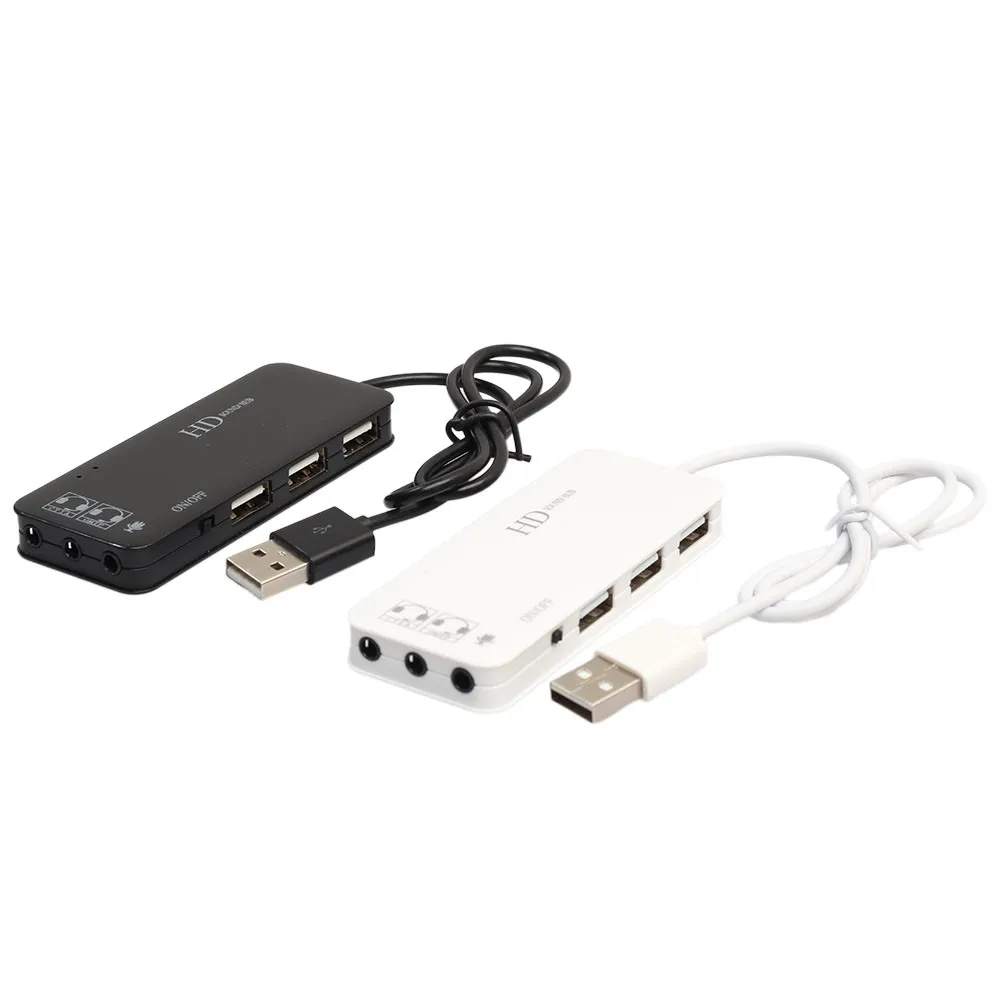 CARPRIE USB хаб внешняя стереосистема звуковая карта гарнитура микрофон адаптер для