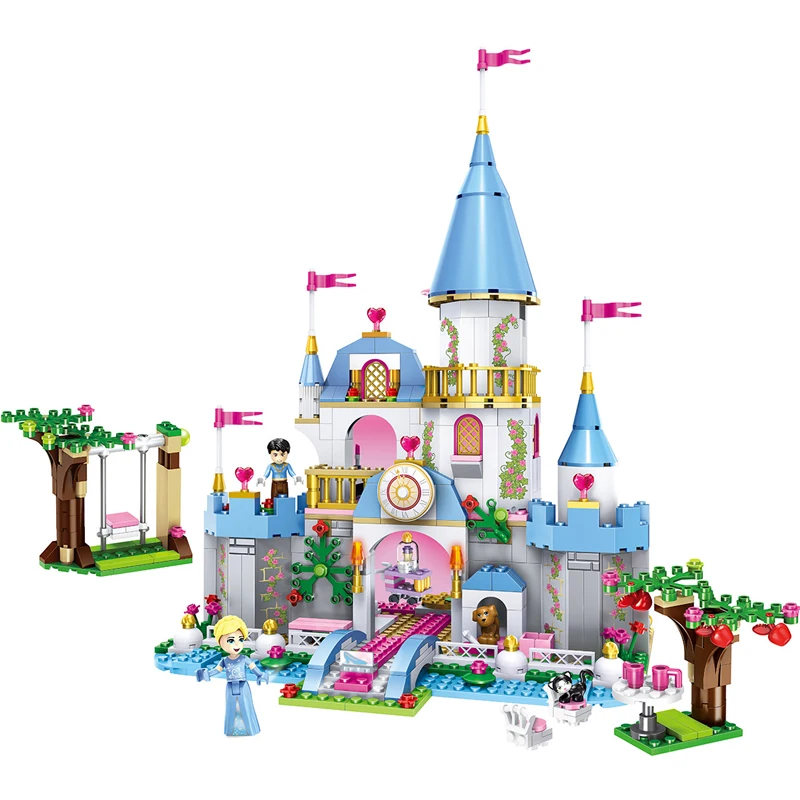 669 шт. детские строительные блоки игрушки совместимые с Legoingly city friends для девочек