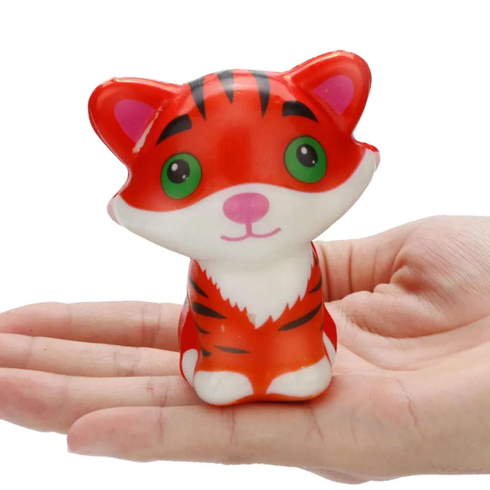 Антистрессовые милые мягкие сжимаемые игрушки Kawaii Tigerkin супер медленно