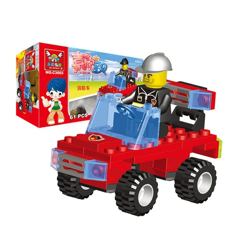 Любимые! 61 шт./компл. Малый Размеры пожаротушения Модель автомобиля строительный