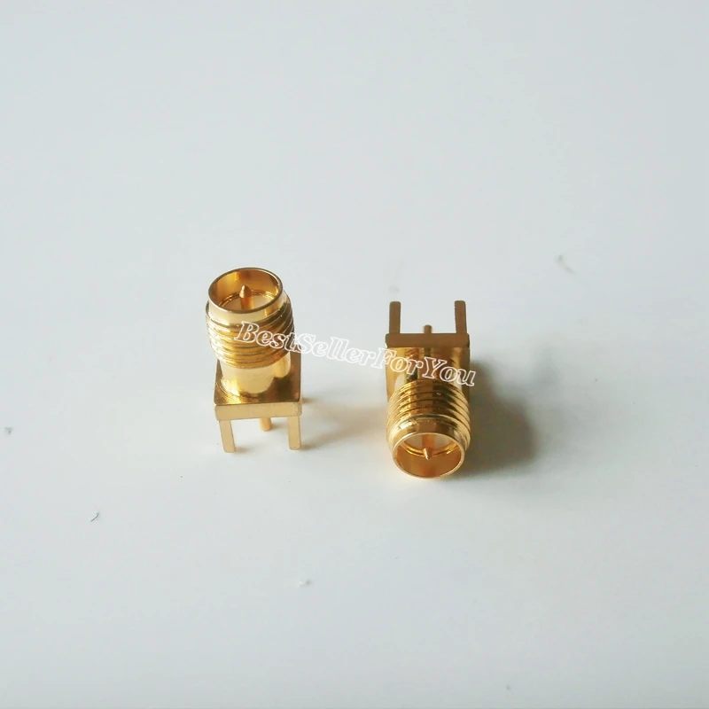 10 шт. RP SMA гнездо (штырь) через отверстие PCB крепление припоя пост прямой RF