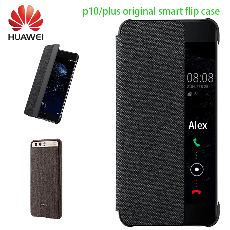 Оригинальный флип кейс Huawei P10 роскошный кожаный силиконовый защитный чехол на 360