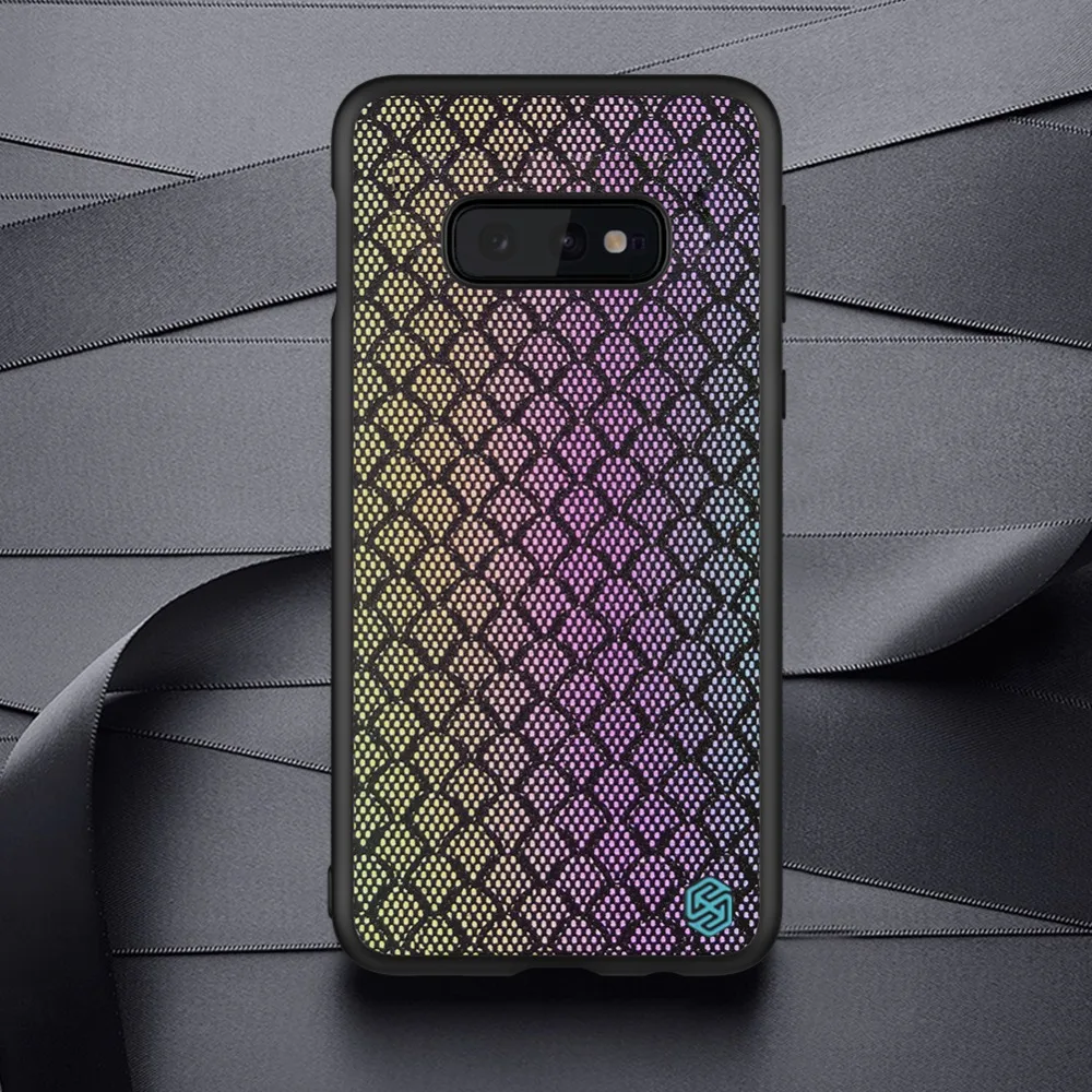 Для samsung Galaxy S10 Plus S10E чехол Nillkin глянцевый силиконовый мягкий край роскошный тканевый чехол для телефона samsung S10E S10 Plus Capa