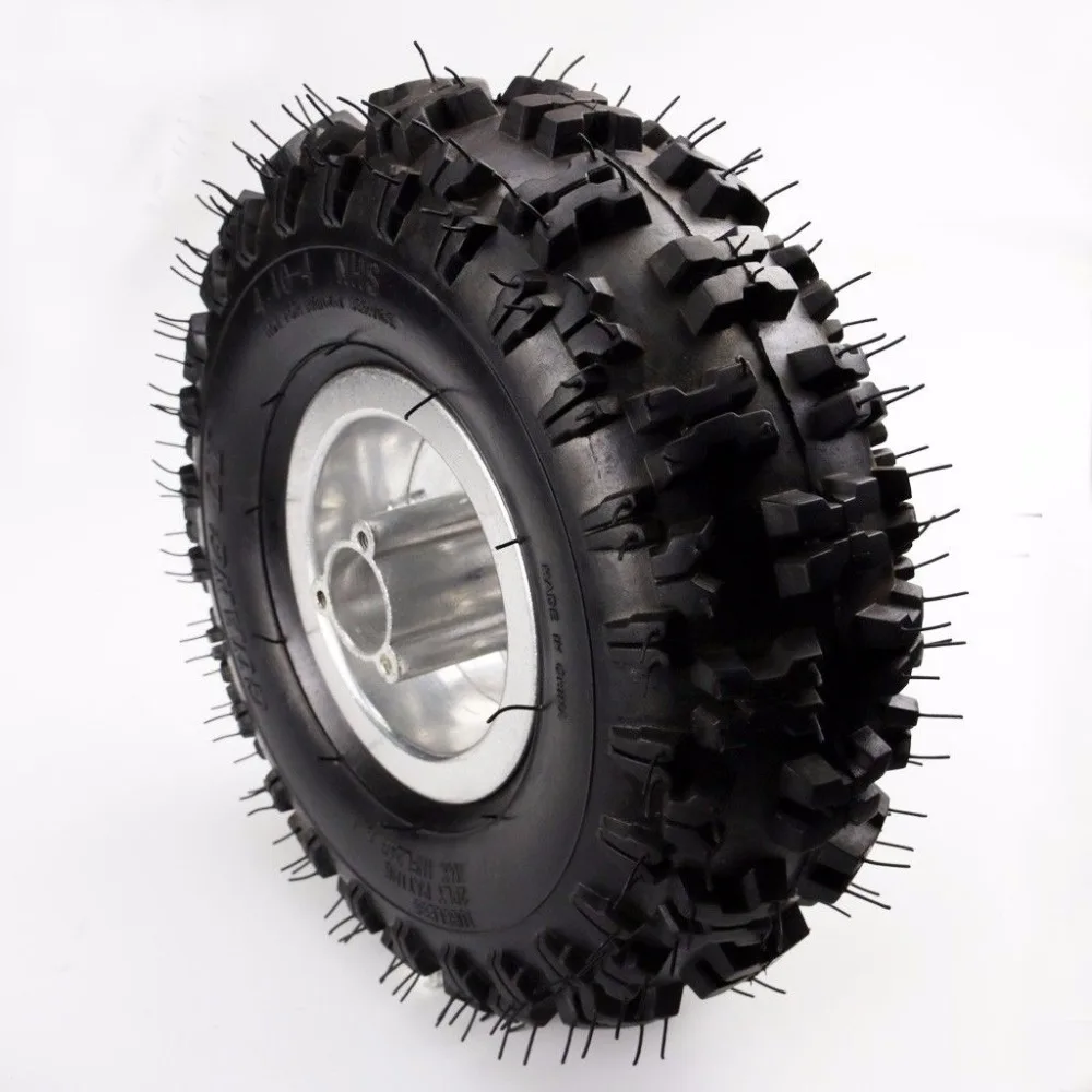 3 50/4 10 4 &quotдюймовый обод колеса + Шина 49cc мини квадроцикл грязи ATV багги|tyre tire|buggy