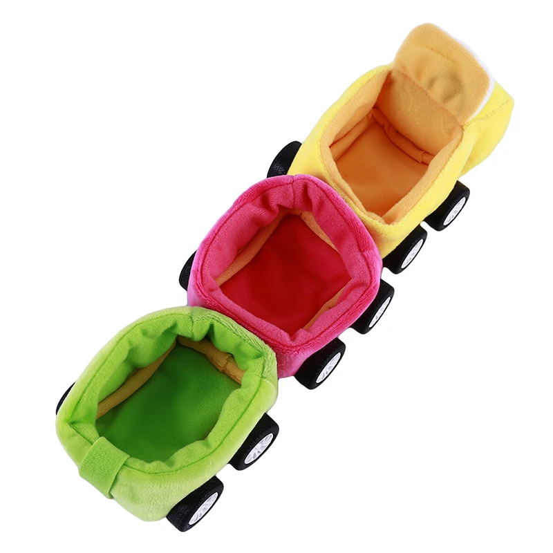 Creative Funny Multcolor Cotton Blends Train Toys For Baby Cartoon Animal Car Early Development Popular Toy |