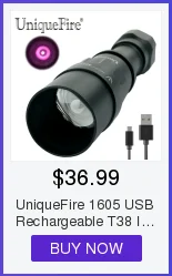 UniqueFire мощный ИК охотничий фонарик UF-1508 T75 850nm светодиодный масштабируемый объектив тактический фонарь с переключатель Rat Tail