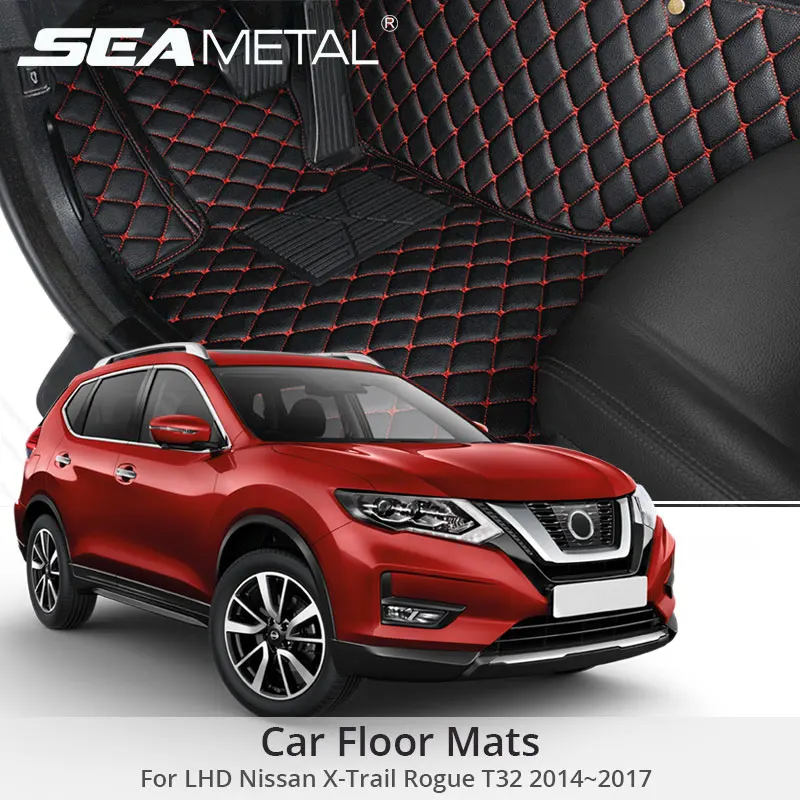 Для LHD Nissan X Trail Rogue T32 2014 2015 2016 2017 автомобильные коврики на заказ коврик для салона