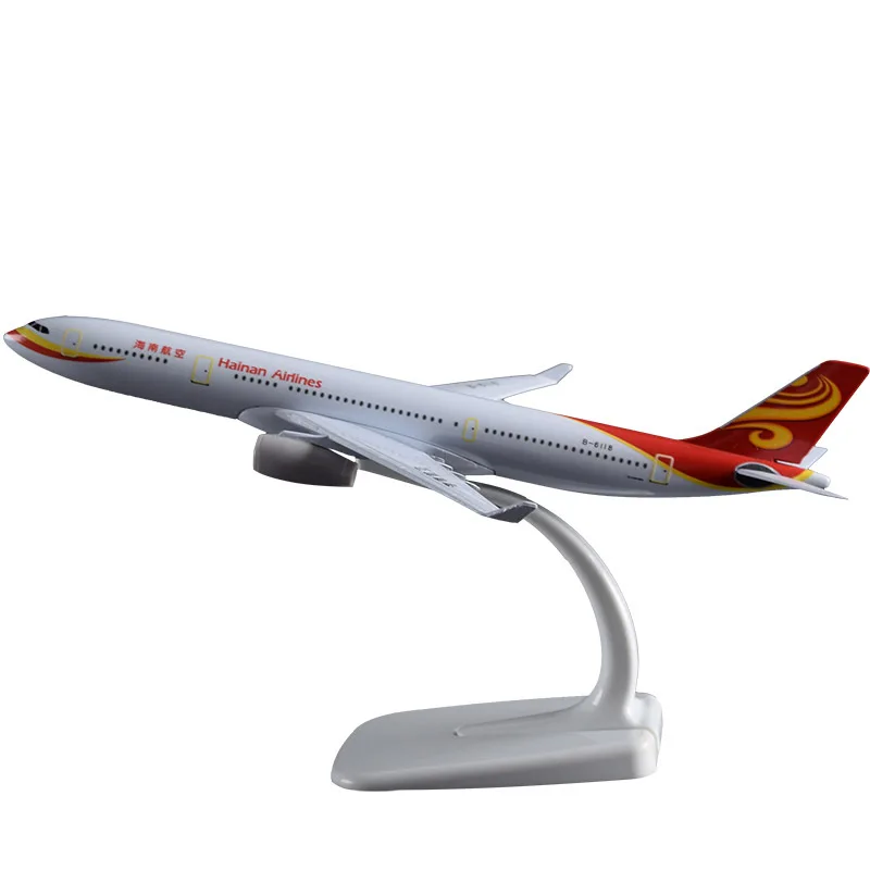 20 см модель самолета Airbus A330 Hainan Airlines Самолет Металл Китай Airways авиация для