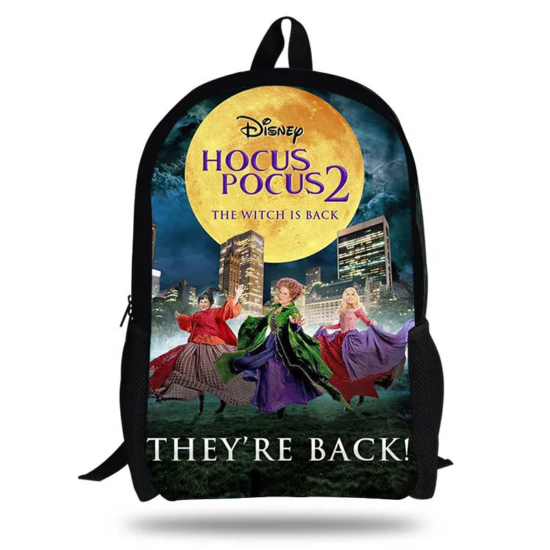 Детский Рюкзак Mochila Vogue Hocus Pocus с принтом для подростков повседневные школьные