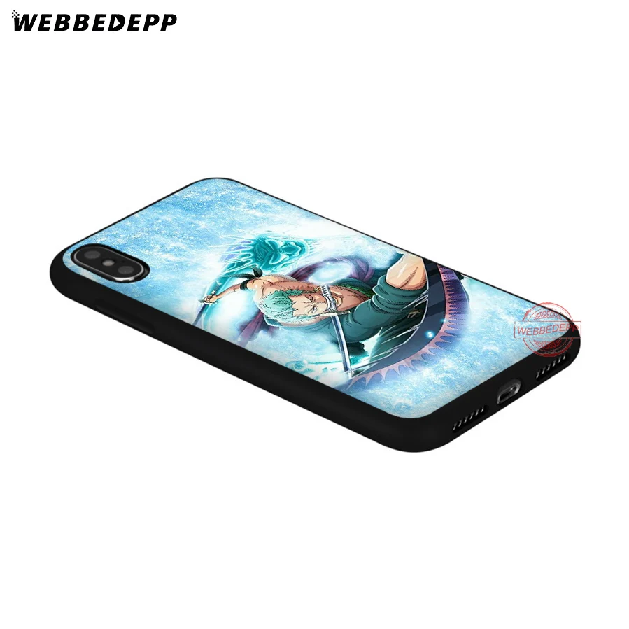 WEBBEDEPP цельный Roronoa Zoro Мягкий силиконовый чехол для iPhone 8 7 6S 6 plus 11 Pro XS Max XR X 5 5S SE
