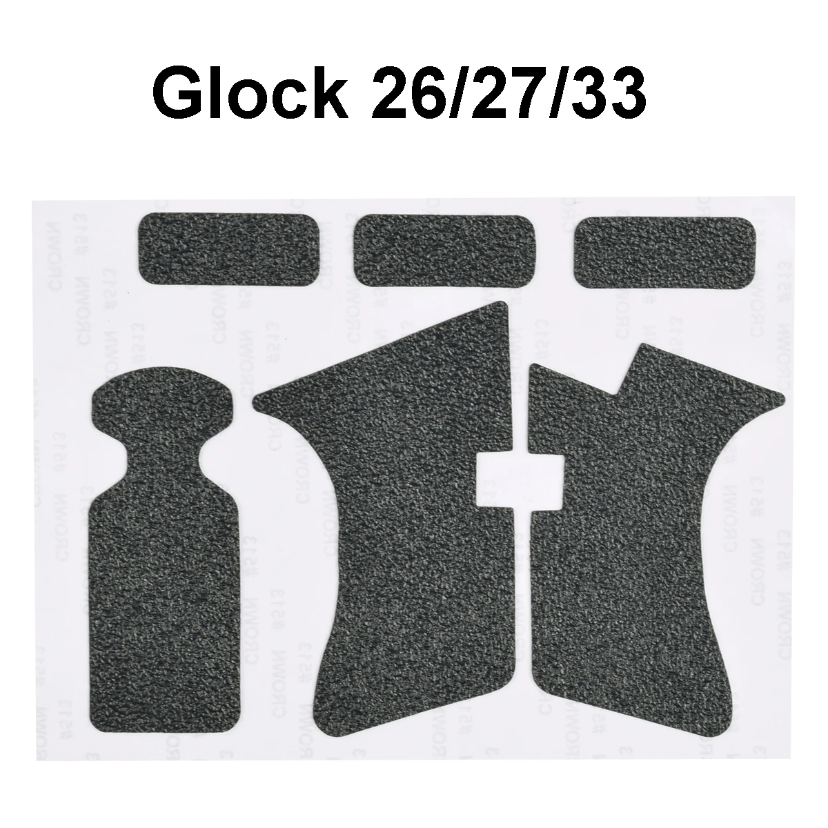 Нескользящая резиновая текстурная лента-перчатка для Glock 17 19 20 21 22 25 26 27 33 43 чехол