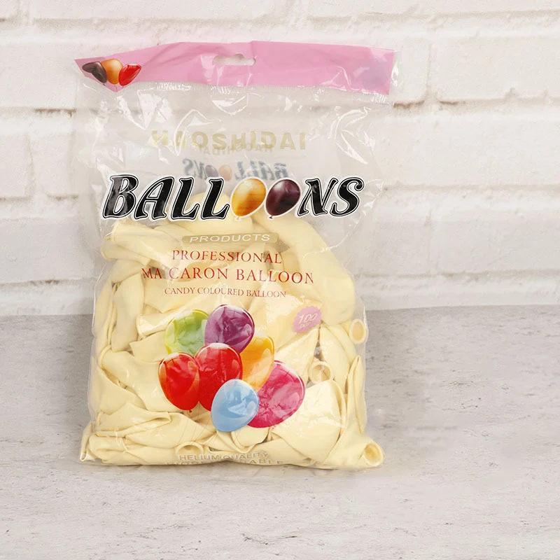 100pcs Light yellow 100 шт./лот 10 дюймов смесь Цвет Макарон шарики, День подарков будущей матери одежда для свадьбы, дня рождения украшения Детские латексные поставка шаров для праздников - Цвет: 100pcs Light yellow