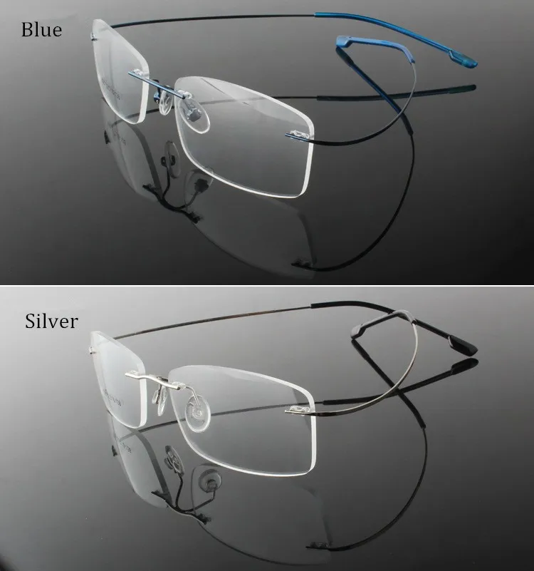 Титановые очки armacao para oculos de grau, безрамные очки из титанового сплава, оправа для очков, оптические оправы для женщин и мужчин