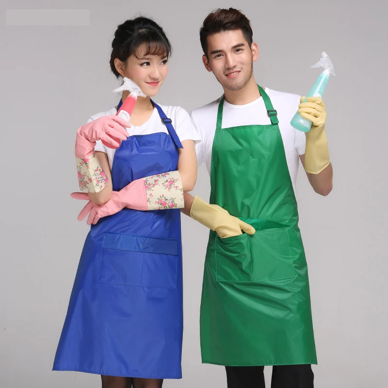 Автомойка Водонепроницаемый Фартук из ПВХ Ресторан отеля Кухонные фартуки для