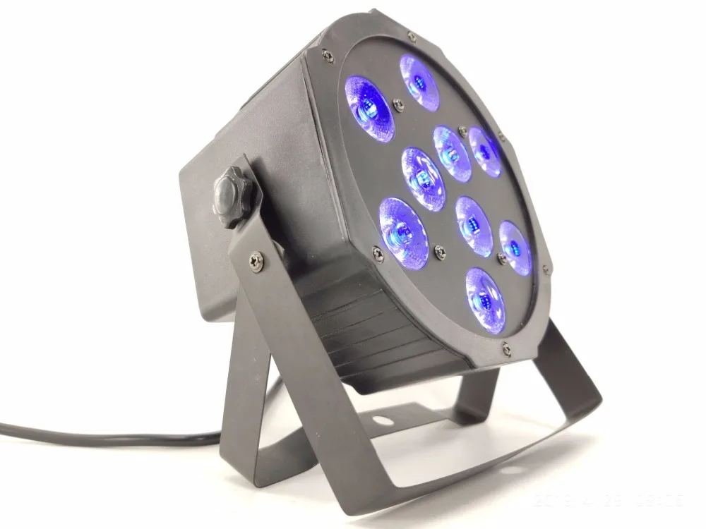 Новинка 9X12W RGBW 4in1led Par огни dmx512 плоские LED PAR дискотечные профессиональное dj