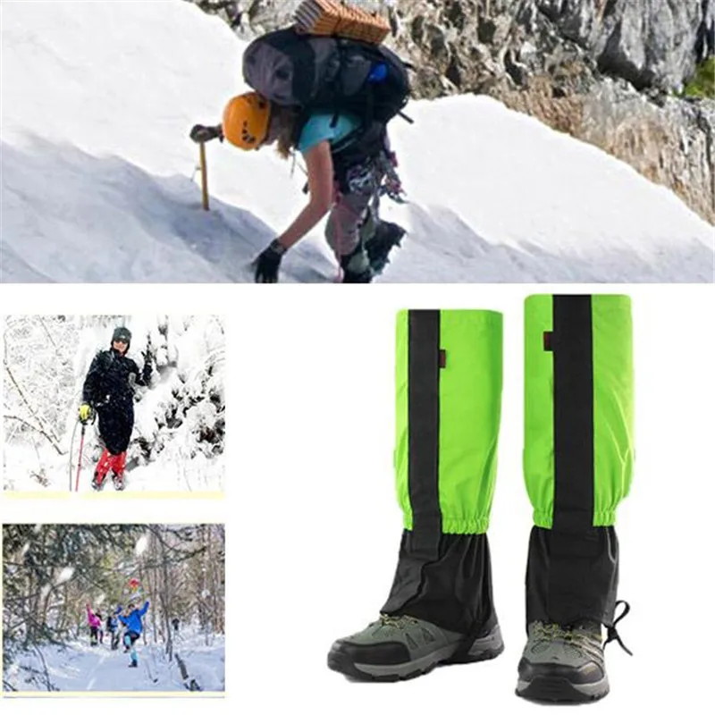 1 пара унисекс водонепроницаемые леггинсы гетры для кемпинга пешего туризма