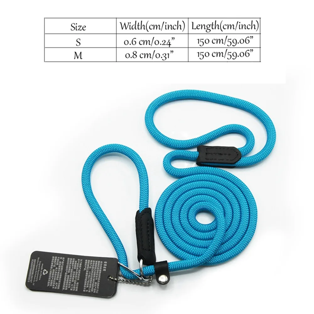 Blue YS0015 Нейлоновый Поводок для собаки веревка для собак кошек щенок твердый поводок для домашних животных для маленьких собак Регулируемая кошка собака-ошейник поводок жгут YS0015 - Цвет: Blue YS0015