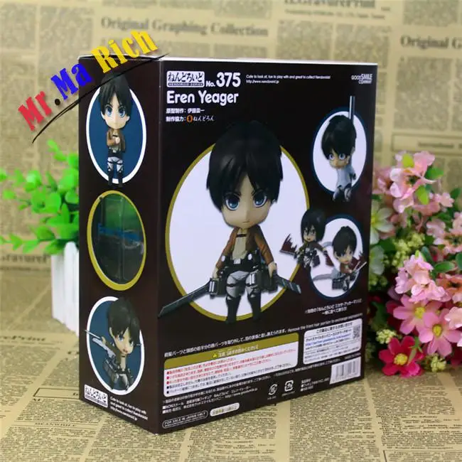 Аниме атака на фигурка Титан Nendoroid милый Эран Jaeger Акерман ПВХ Коллекция Модель
