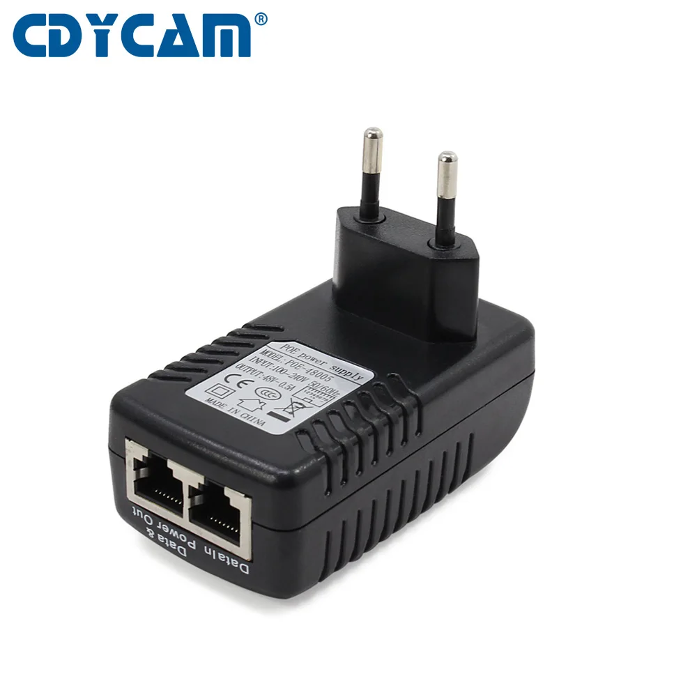 2 шт. Инжектор POE 48V 0.5A POE Мощность адаптер-Форсунка для IP видео Камеры Скрытого видеонаблюдения 802.3af/EU/US/UK/AU/штепсельная вилка британского стандарта
