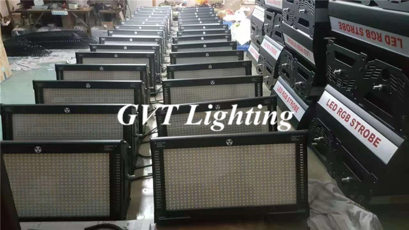 2pcs/lot flightcase packing Stage Lighting 1000W Matrix led White color DMX Strobe Professional DJ Lights | Лампы и освещение