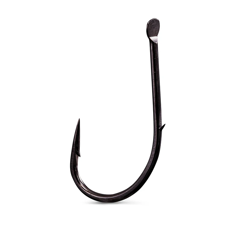Mustad 10015 рыболовный крючок из высокоуглеродистой стали с колючей спинкой Wanshi черный Карп Рыболовный крючок в форме приманки держатель рыболовные снасти