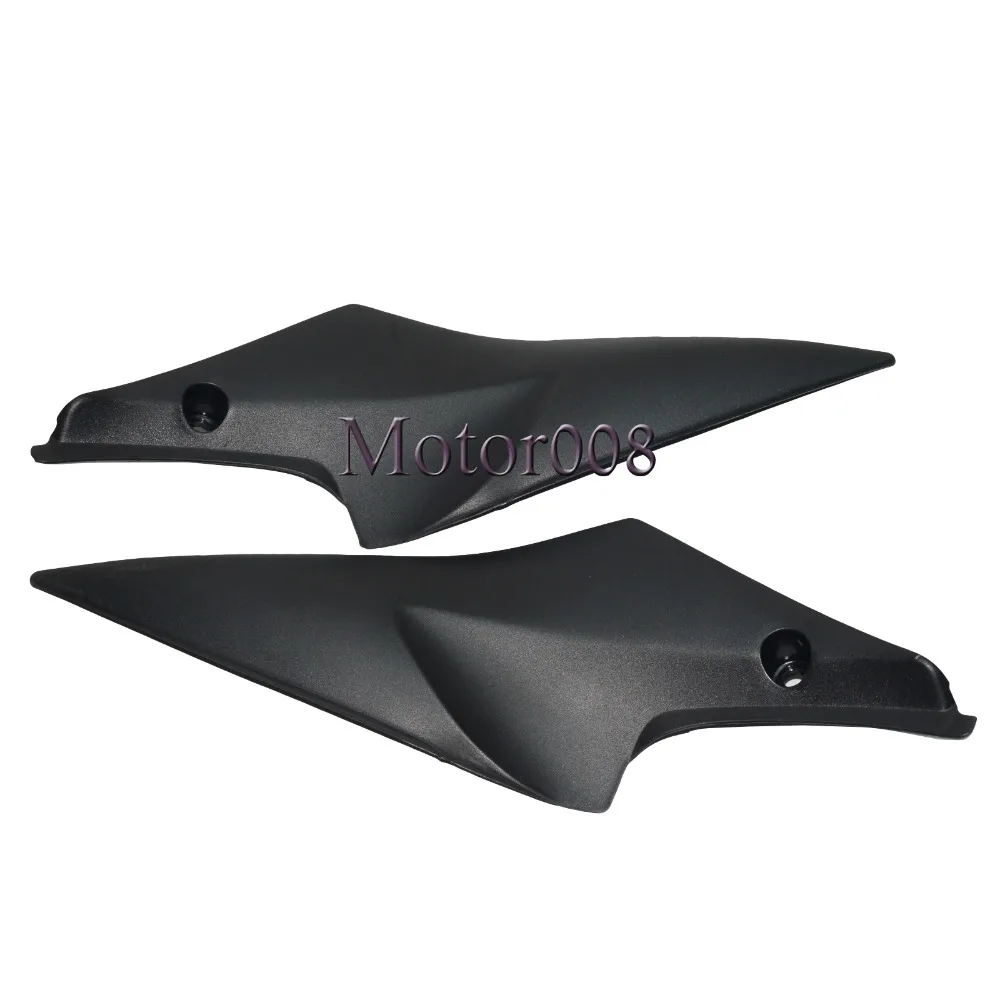 Черное волокно бак боковой крышки Панель s обтекатель для Suzuki GSXR 600 750 2006 2007 K6 GSX-R бак боковая крышка Панель в байкерском стиле