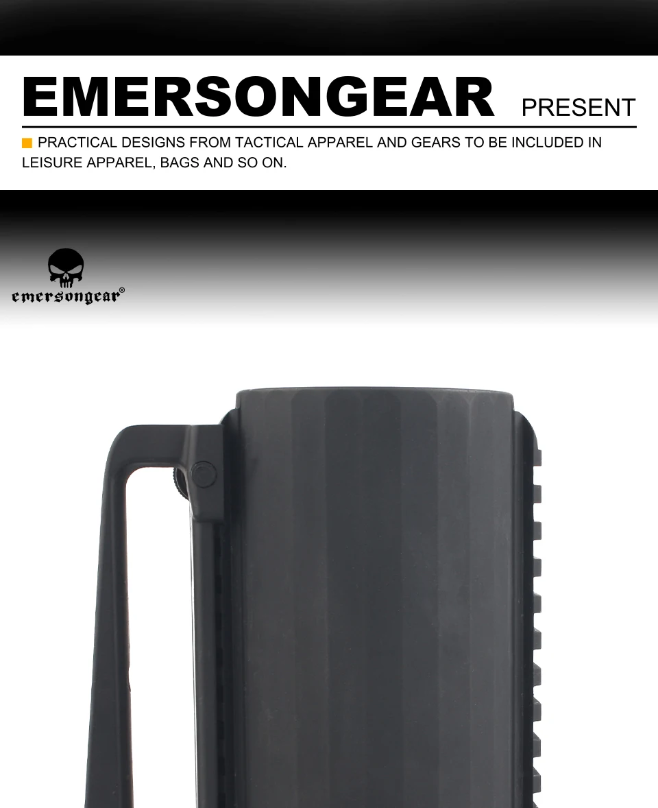 Emersongear тактическая чашка черная алюминиевая уличная кружка 610 мл портативная охотничья битва Военная бутылка Съемная походная дорожная кружка