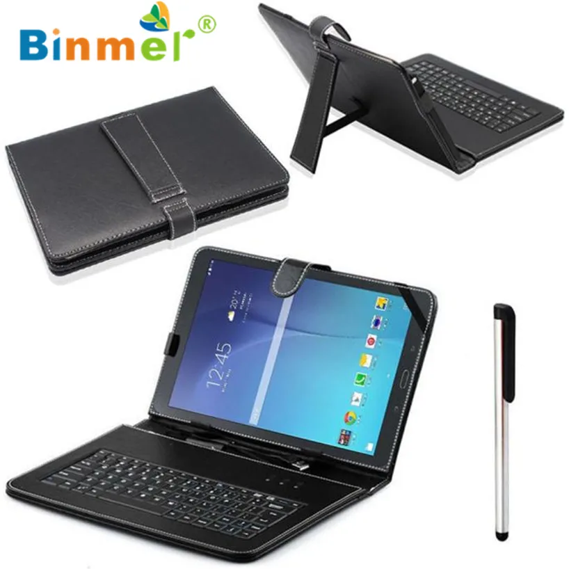 Binmer 2017 бесплатная доставка чехол для Samsung Galaxy Tab E T560 9 6 USB с подставкой и