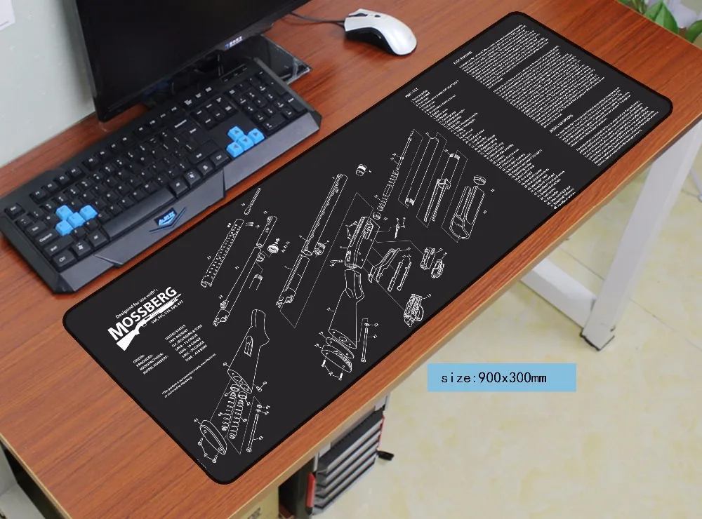 Коврик для мыши mossберга 900x300x3 мм коврик компьютерный игровой mosin популярный