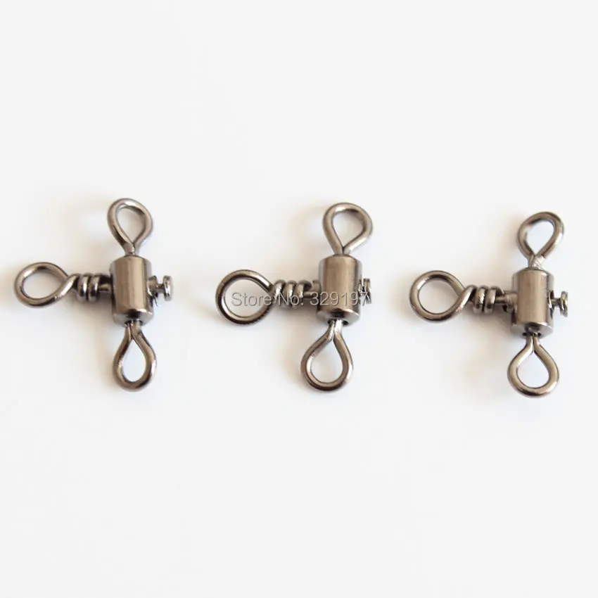 50 шт./лот океан рыболовное судно поворотный 3 сторонний выход крестообразный