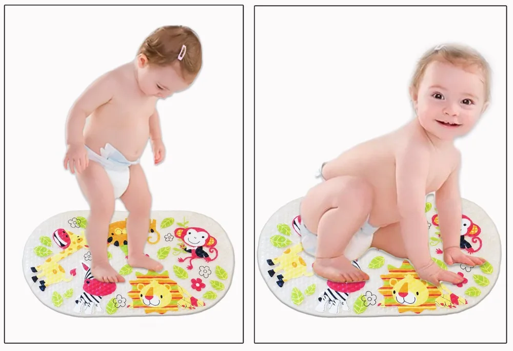 Нескользящий детский коврик для ванной 39 см х 69 душа с присоской|baby bath mat|bath matbath mat