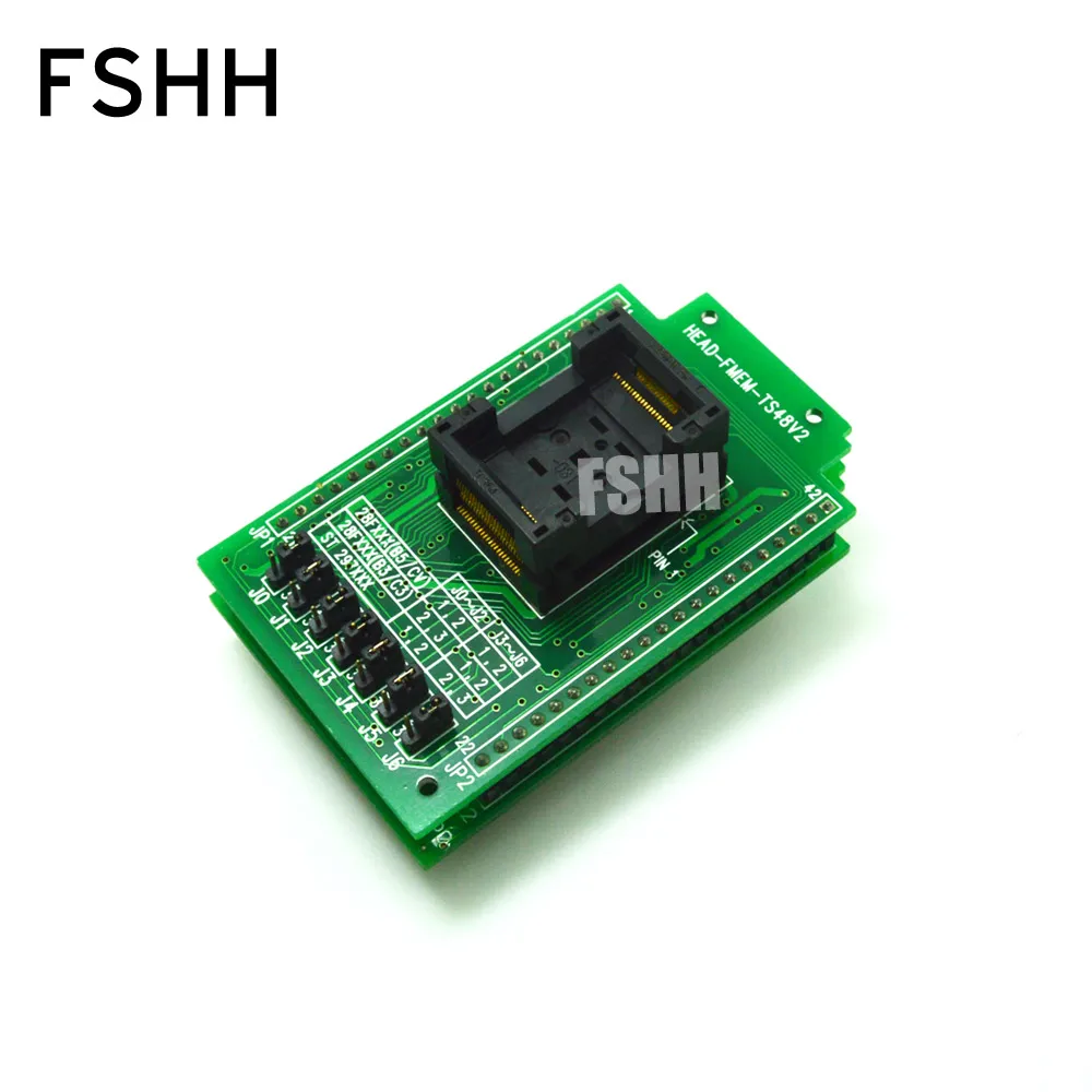 HEAD FMEM TS48V2 программатор адаптер для HI LO GANG 08 программист TSOP48 IC розетка|ic card socket|ic test