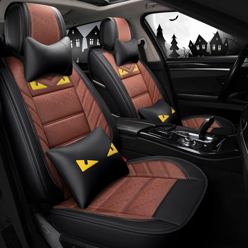 Универсальные чехлы для автомобильных сидений из искусственной кожи daewoo gentra lacetti
