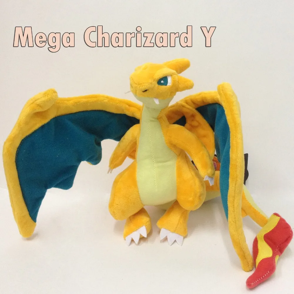 Мега Charizard Y плюшевая мягкая игрушка кукла Мягкое Животное Тедди 9 дюймов | Игрушки