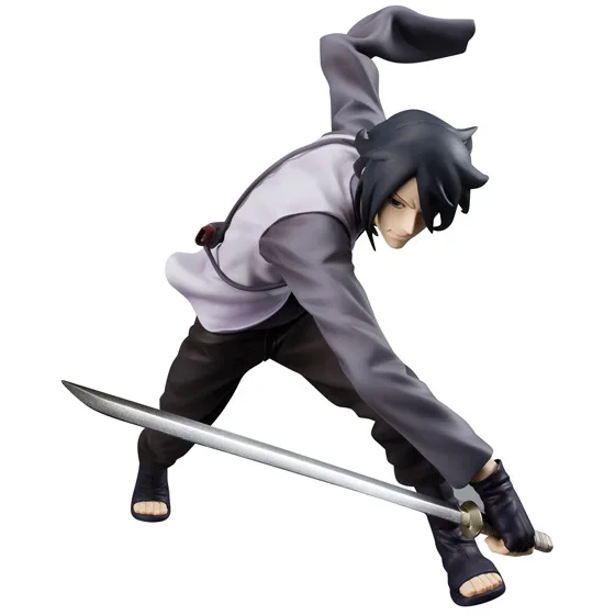 Huong фильм фигурка 19 см Наруто Boruto Учиха сасуке кукла ПВХ фигурку Коллекционная