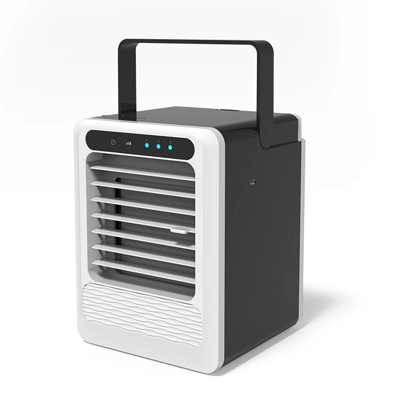 Portable Mini Portable Multifunctional Air Conditioner USB Air Cooler Humidifier Purifier With Colorful LED Light Air Cooling Fan - Цвет: Portable