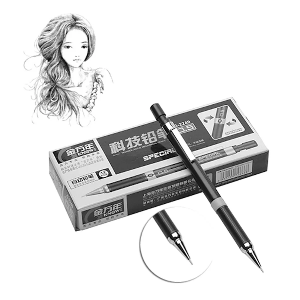 Механический карандаш Know Mechanical 0 7 оригинальная школьная Ручка для рисования 5