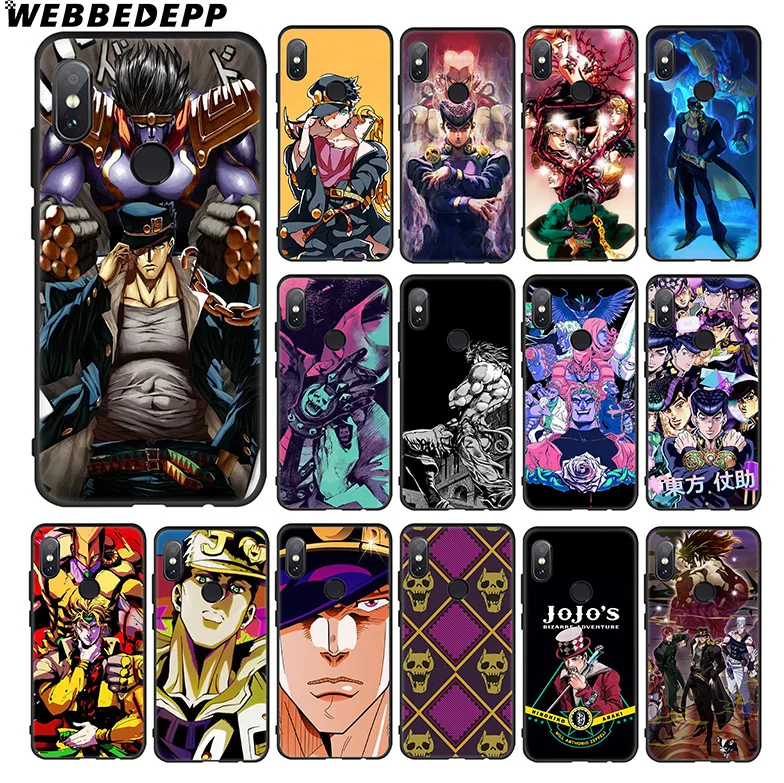 WEBBEDEPP JoJo's Bizarre Adventure Soft Case for Xiaomi 9 8 SE 6 A1 A2 Lite MIA1 MIA2 MI8 MI6 MAX 3 POCOPHONE F1 |