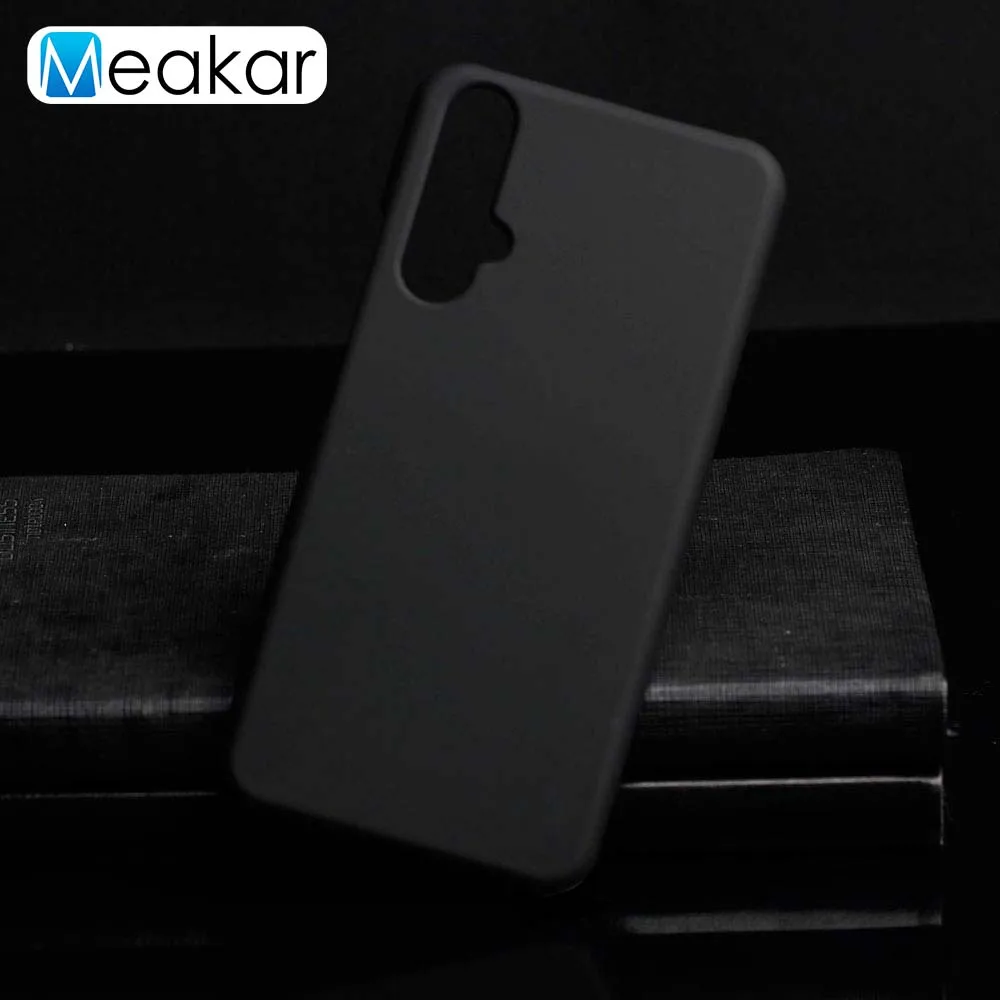 Матовая Пластик Coque 6.26For huawei Honor 20 чехол для huawei Honor 20 Honor20 10i 20i Pro Lite чехол для телефона чехол-лента на заднюю панель - Цвет: Black