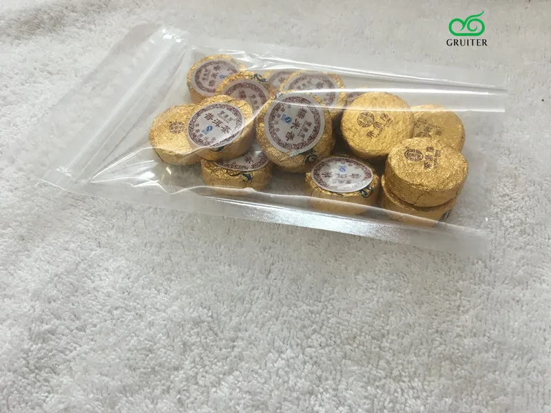 

GRUITER 100X прозрачная Фотосумка на молнии с одним концом и открытым посылка цом, пакет с отверстием для подвешивания, термоуплотняемые мешочки 14x22 см